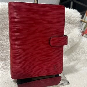 Louis Vuitton Scarlet Epi Leather Organizer